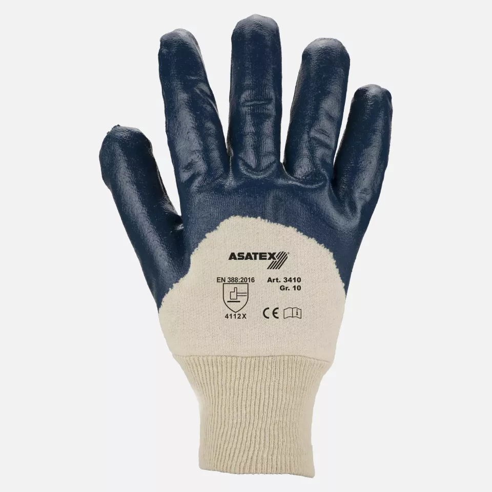 Asatex 3410, Nitrile Glove, image 1, gallery thumbnail