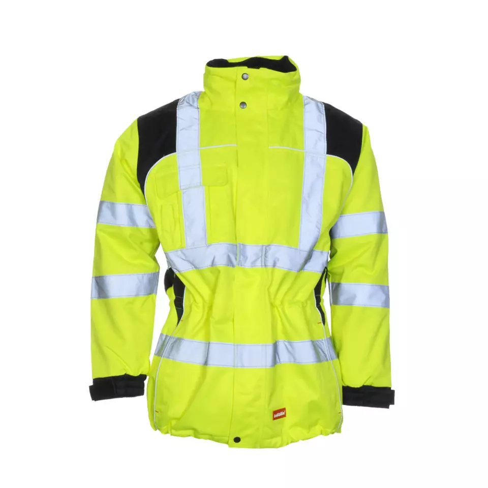Richard Leipold 480930, LeiKaTex Hi-Vis Parka EN ISO 20471 EN 343 Neon Yellow Black, image 1, gallery thumbnail