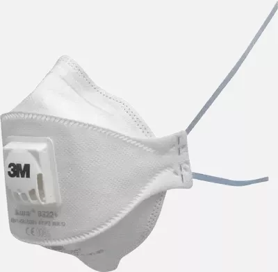 3M 710098, 9322 Aura respirator FFP2 NR DGEN2, image 1