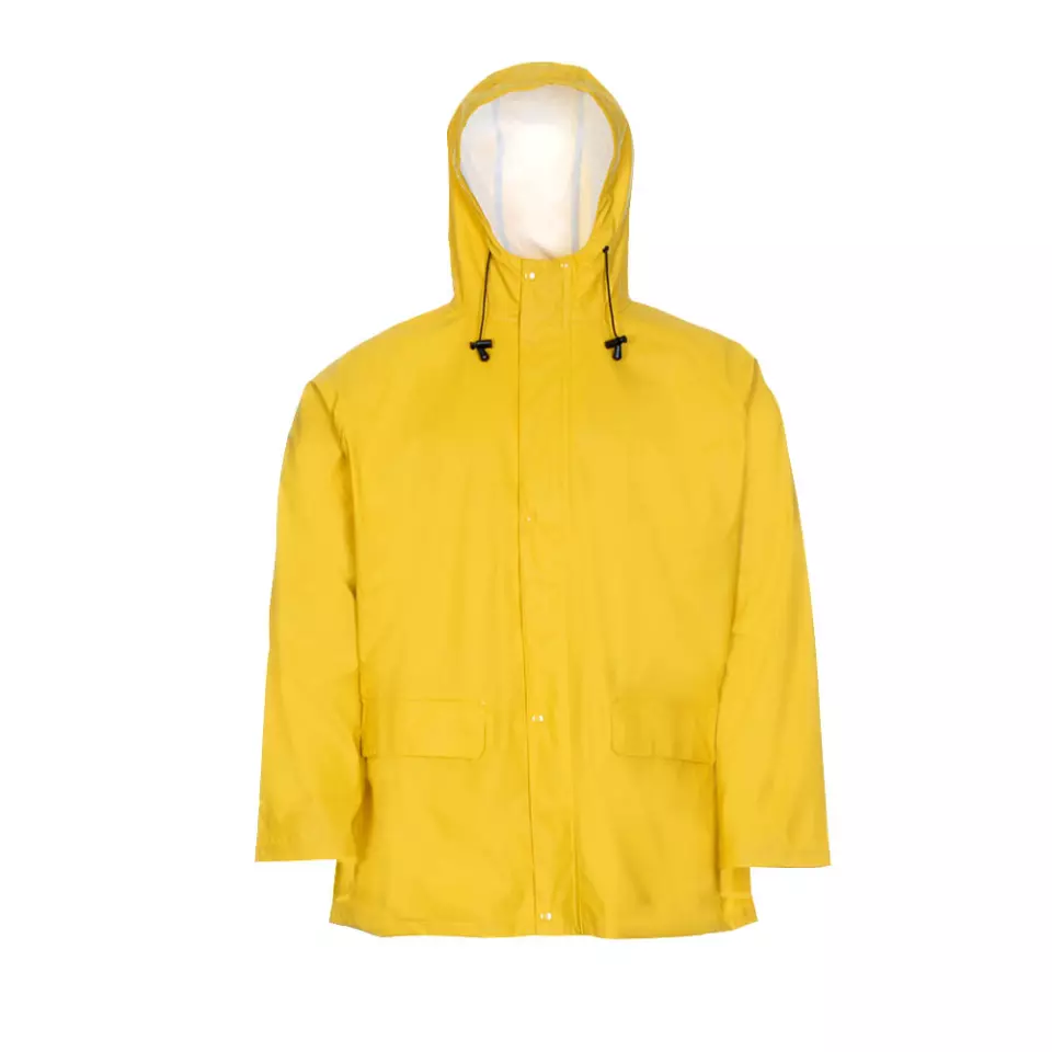 Richard Leipold 4120, Stretch PU Rain Jacket Yellow, image 1, gallery thumbnail