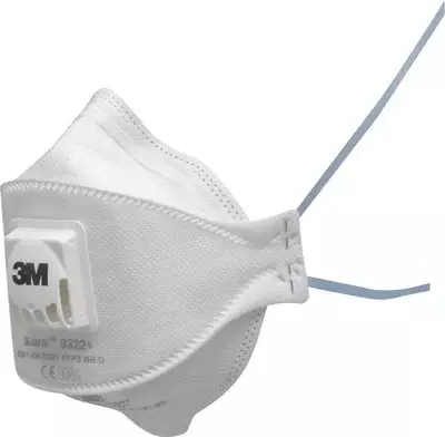 3M 710098, 9322 Aura respirator FFP2 NR DGEN2, image 1