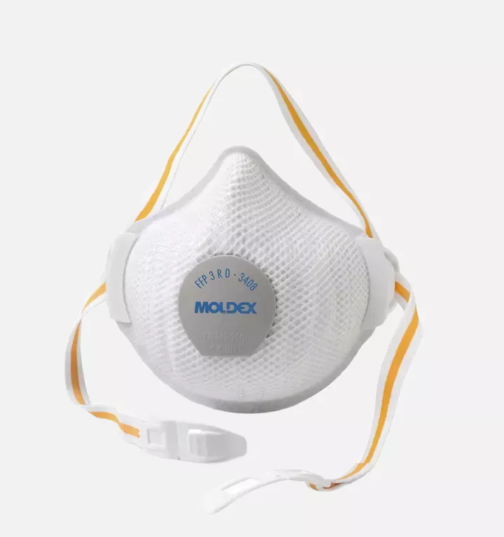 Moldex 823408, Respirator Mask FFP3 R D with Face Seal and Air Plus Pro Valve, image 1
