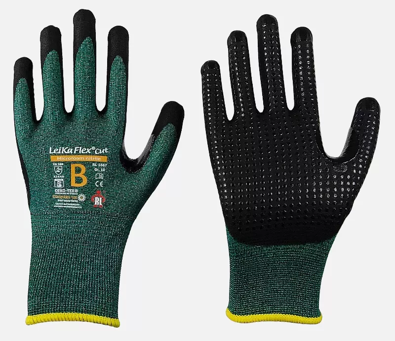 Richard Leipold 1667, LeiKaFlex CUT Dotted Cut Protection Glove Cut-Level 3 with Touch Function, image 1