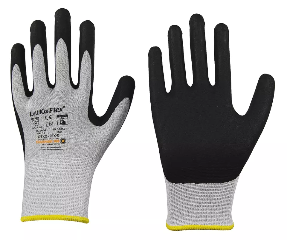 Richard Leipold 1464, LeiKaFlex TOUCH ESD Glove with Nitrile Foam Coating, image 1, gallery thumbnail