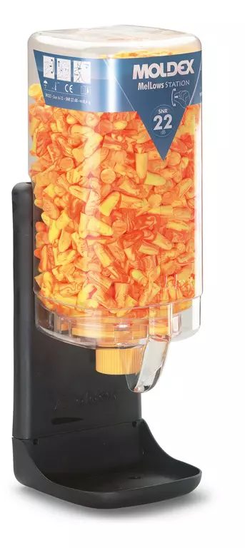 Moldex 827650, MelLows Disposable Earplugs in Station, Large SNR 22 dB
