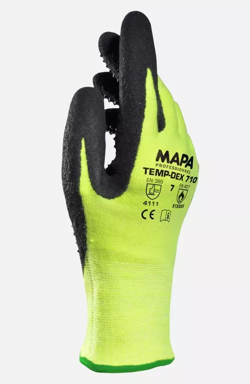 MAPA 810710, TEMPDEX 710 Yellow Nitrile Dot Profile Length 24 - 28cm, image 1