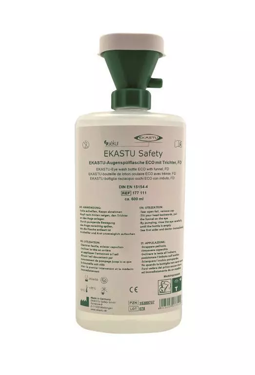 Richard Leipold 6635, Eye Wash Bottle with Funnel, 500 ml, image 1, gallery thumbnail