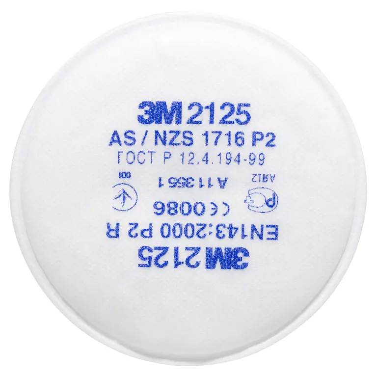 3M 720210, 2125 P2R Particulate Filter for Solid and Liquid Particles
