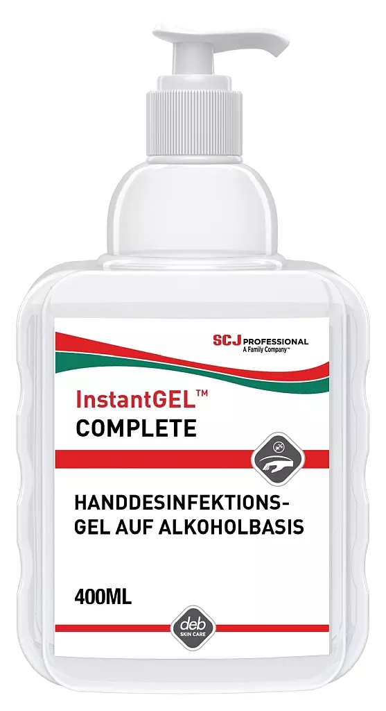 SC Johnson 600197, InstantGEL™ ISG400MLDE COMPLETE 400 ml Pump Bottle Alcohol-Based Hand Sanitizer Gel, image 1, gallery thumbnail