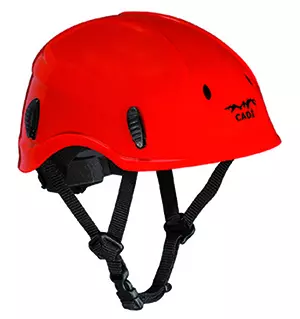 CADI 26658, Safety Helmet to EN 12492, Red for Work at Height and Rescue, image 1