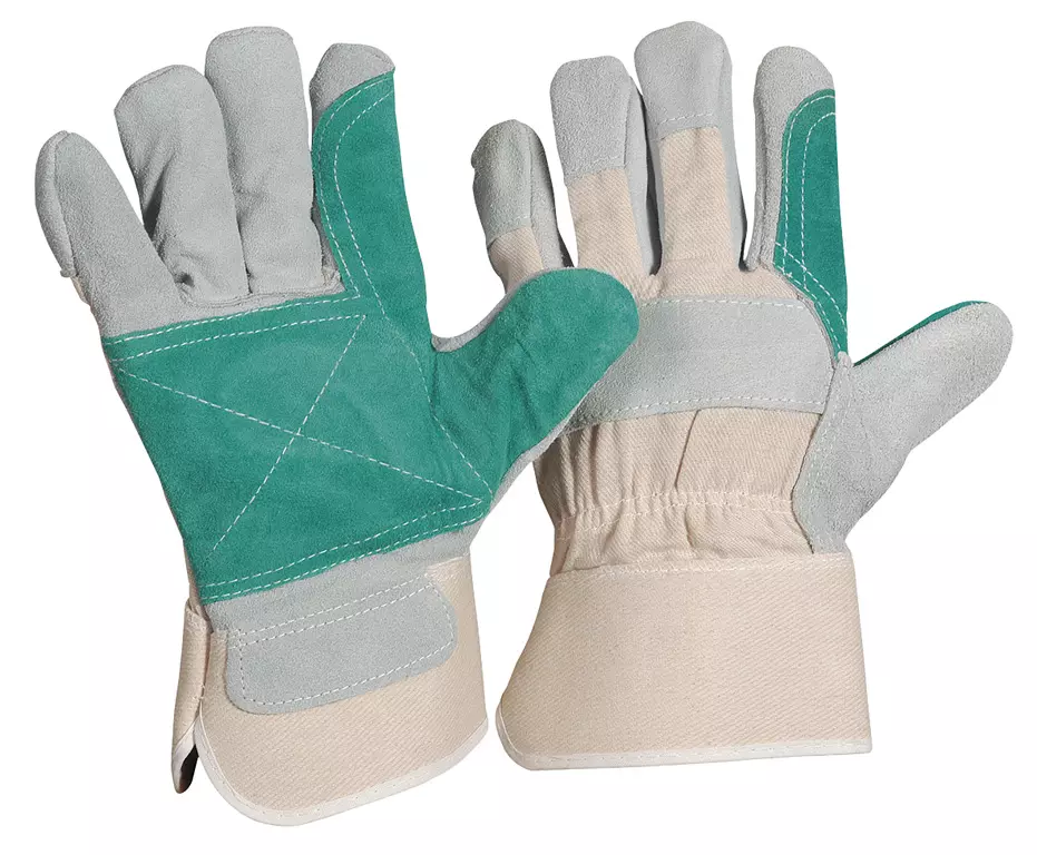 Richard Leipold 1145, Kernspaltlederhandschuh gefüttert Größe 10 TOP Rindspaltleder mit Verstärkung, image 1, gallery thumbnail