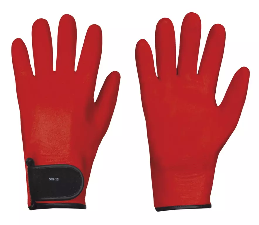 Richard Leipold 1367, RLine Winter Glove Snow-Touch Nitrile Foam Red EN 388 EN 511, image 1
