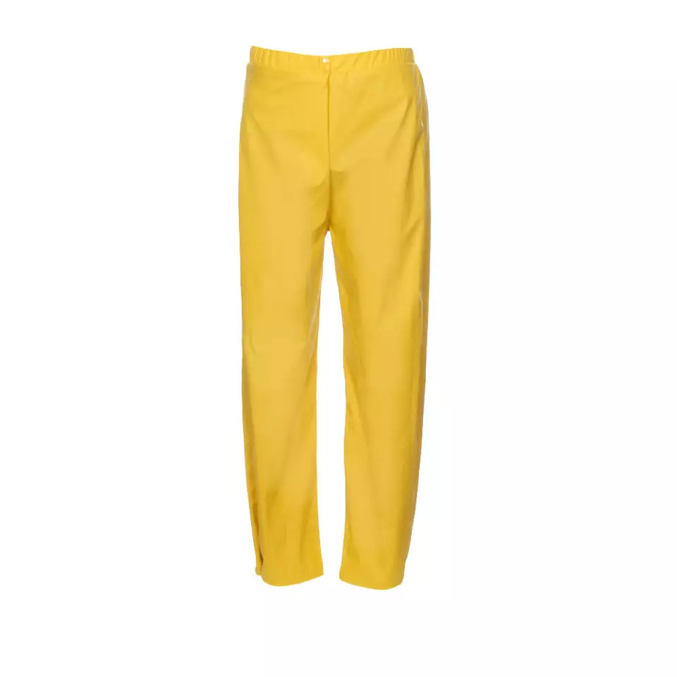Richard Leipold 4122, Regen-Bundhose aus Stretch-PU gelb, image 1, gallery thumbnail