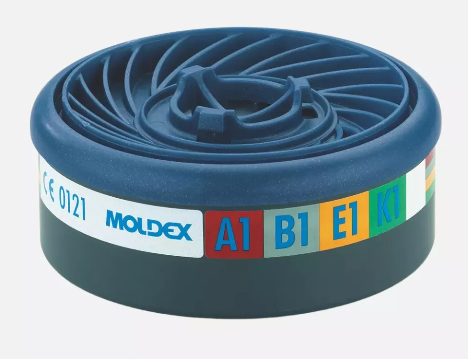 Moldex 829400, Gas filter A1B1E1K1, for series 7000 9000, EasyLock®, organic gases, image 1, gallery thumbnail