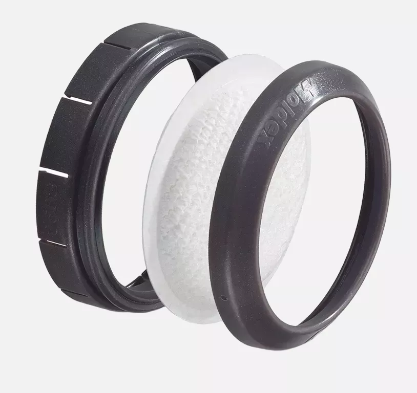 Moldex 828090, Particle filter adapter for Series 5000 8000, mounting of particle filters after gas filter, image 1