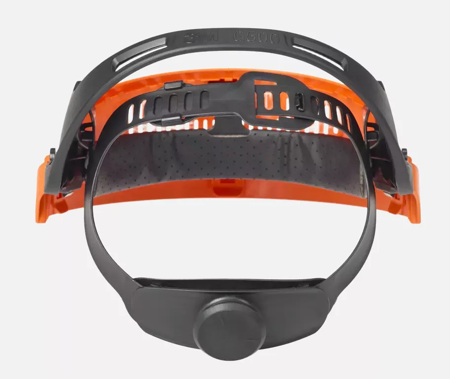 3M 780141, G5V5CH51 G500 Multisystem, Orange, with H510P3E and Visor 5C-1 Stainless Steel Mesh Visor, SNR = 26 dB, image 1