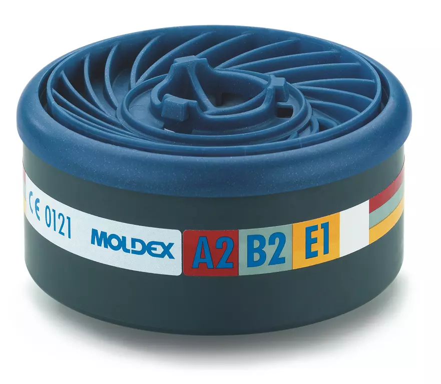 Moldex 829500, Gas filter A2B2E1, for series 7000 9000, EasyLock®, organic gases