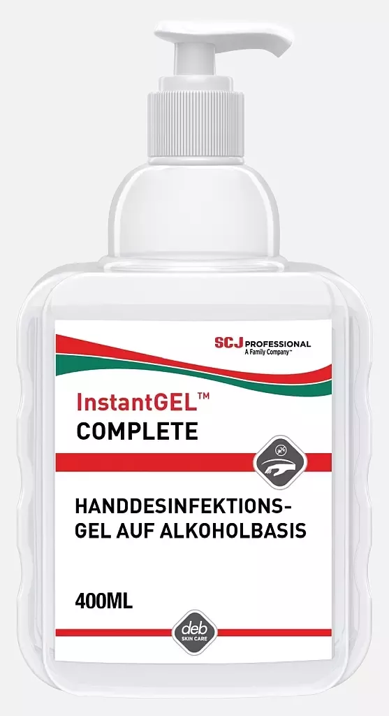 SC Johnson 600197, InstantGEL™ ISG400MLDE COMPLETE 400 ml Pump Bottle Alcohol-Based Hand Sanitizer Gel, image 1