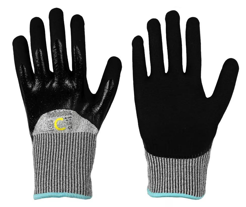 Richard Leipold 1444, Solidstar Cut Protection Glove Nitrile Double Coating Level C