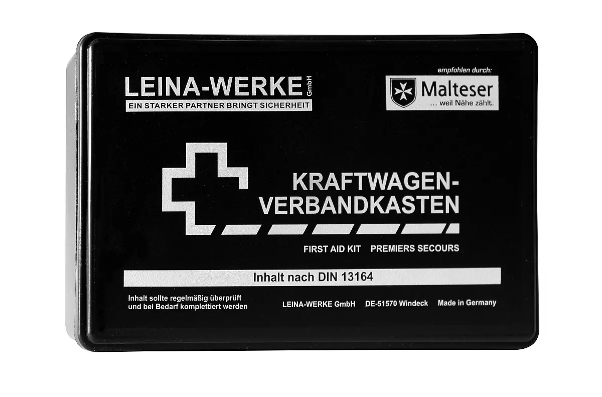 Leina-Werke 6637, Vehicle First Aid Kit Contents According to DIN 13164