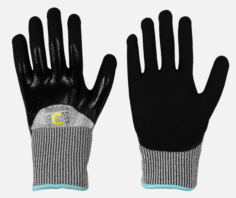 Richard Leipold 1444, Solidstar Cut Protection Glove Nitrile Double Coating Level C, image 1, gallery thumbnail