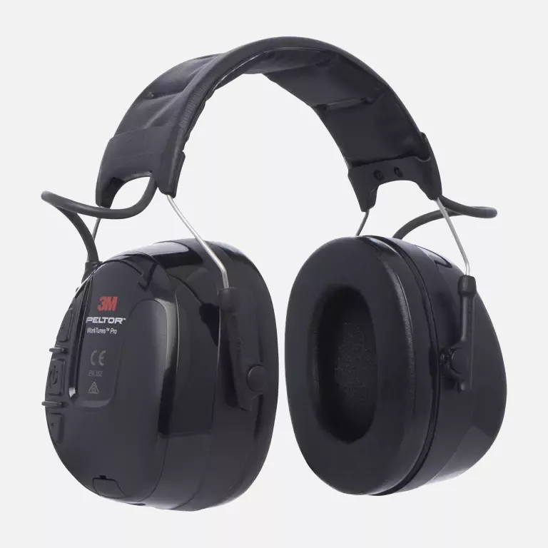 3M 760046, HRXS220A, Pro FM Radio Hearing Protector, Black, with Headband, image 1