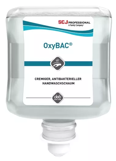 SC Johnson 600193, OxyBAC OXY1L FR FOAM Wash 1L Highly Effective Antimicrobial Foam Hand Wash, image 1, gallery thumbnail