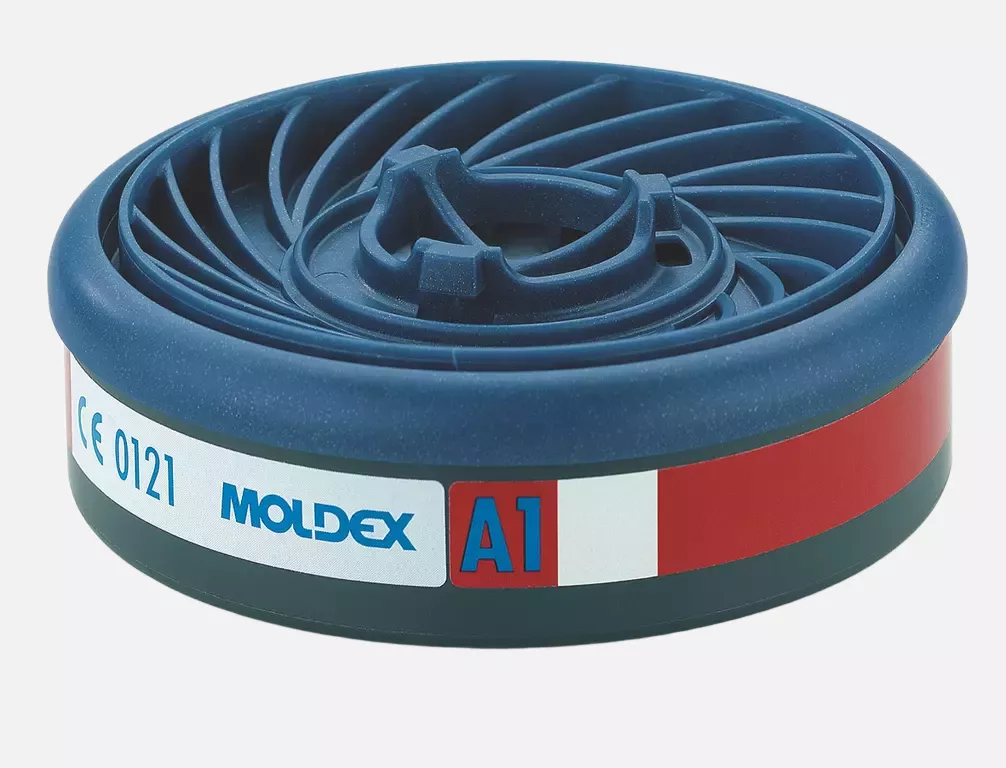 Moldex 829100, Gas filter A1, for series 7000 9000, EasyLock®, organic gases, image 1