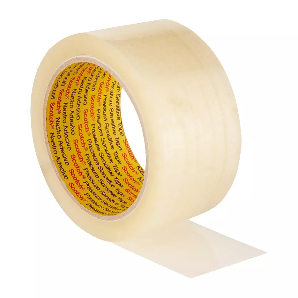 3M 980075, Scotch Verpackungsklebeband 371T ransparent, 50mm x 66m, image 1, gallery thumbnail