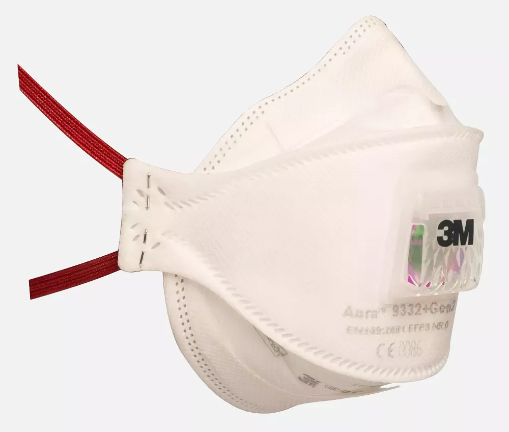3M 710025, 9332 GEN3 Aura respirator FFP3 NR D with Cool Flow comfort valve, image 1