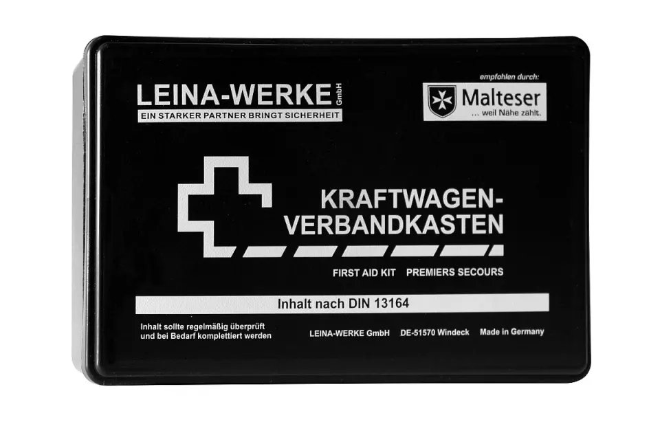 Leina-Werke 6637, Vehicle First Aid Kit Contents According to DIN 13164, image 1, gallery thumbnail