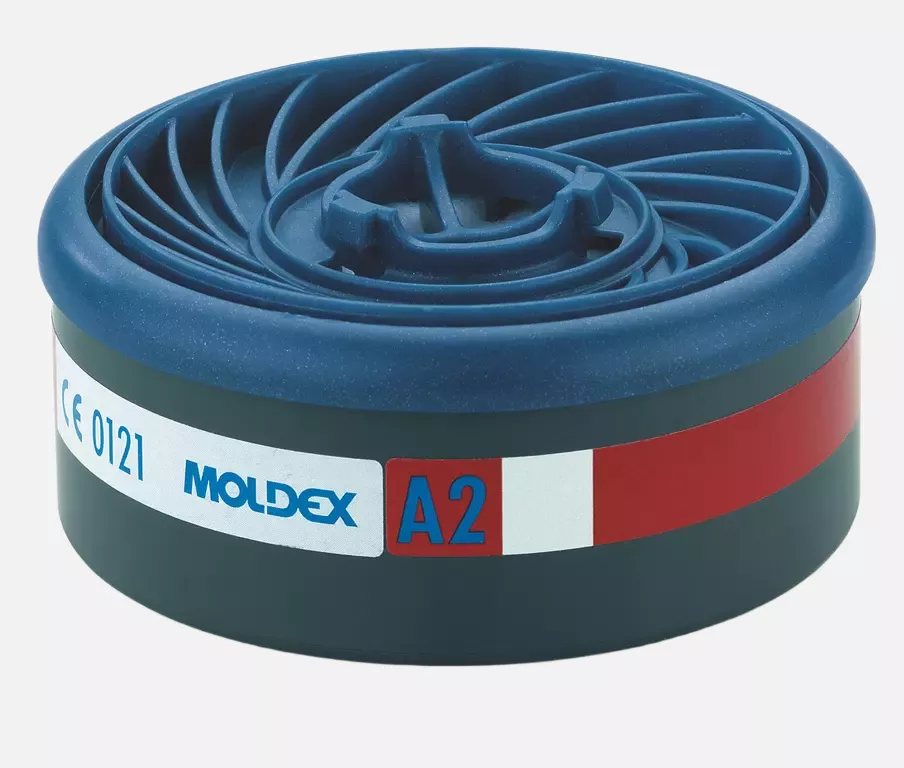 Moldex 829200, Gas filter A2, for series 7000 9000, EasyLock®, organic gases, image 1