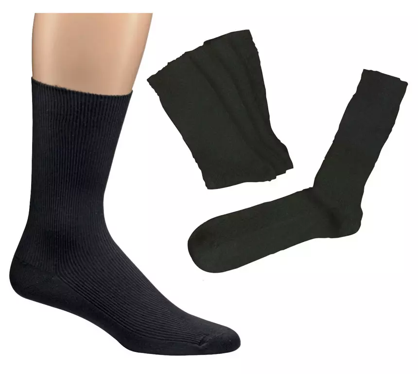 Richard Leipold 2022, Work socks black cotton polyamide