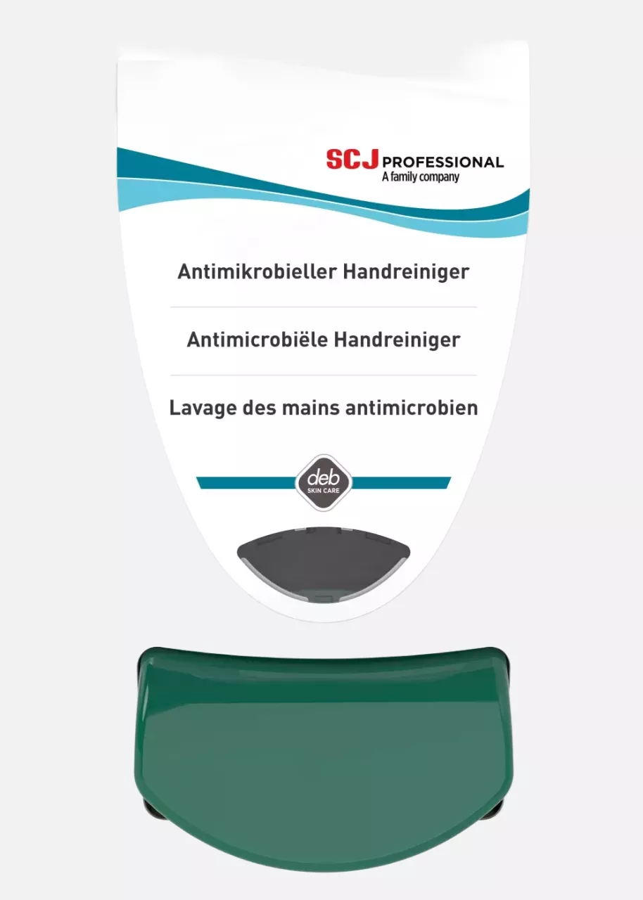 SC Johnson 600134, ANT1L DGER Antimicrobial Skin Cleansing Dispenser 1L, image 1, gallery thumbnail