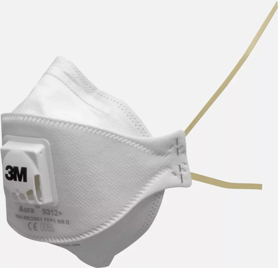 3M 710021, 9312 Aura respirator FFP1 NR D with Cool Flow comfort valve up to 4 times the limit value, image 1, gallery thumbnail