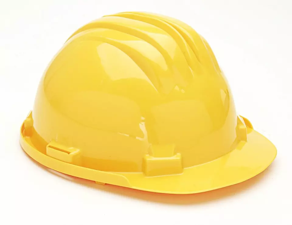 CADI 16659, 5-RS Safety Helmet to EN 397 Yellow 6-Point Harness, image 1, gallery thumbnail