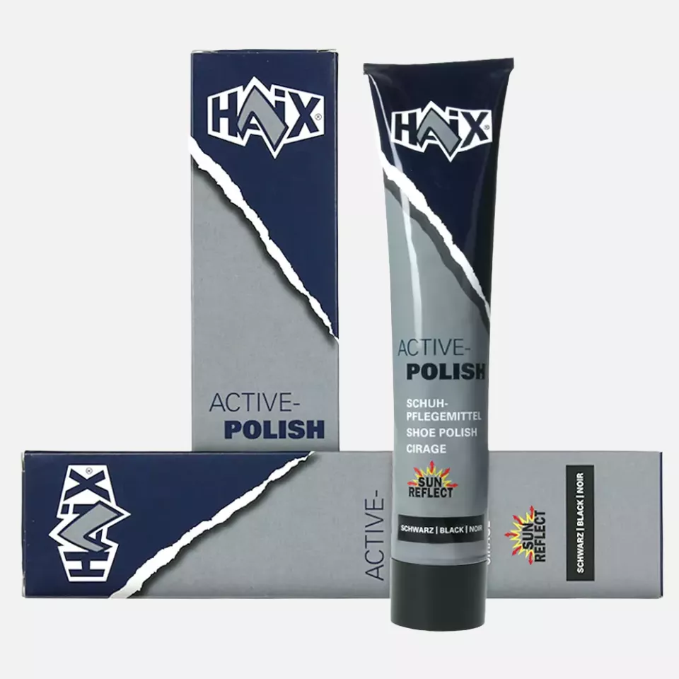 HAIX 860061, Shoe Polish Black 200 ml Care for Smooth Leather Shoes with Membrane, image 1, gallery thumbnail