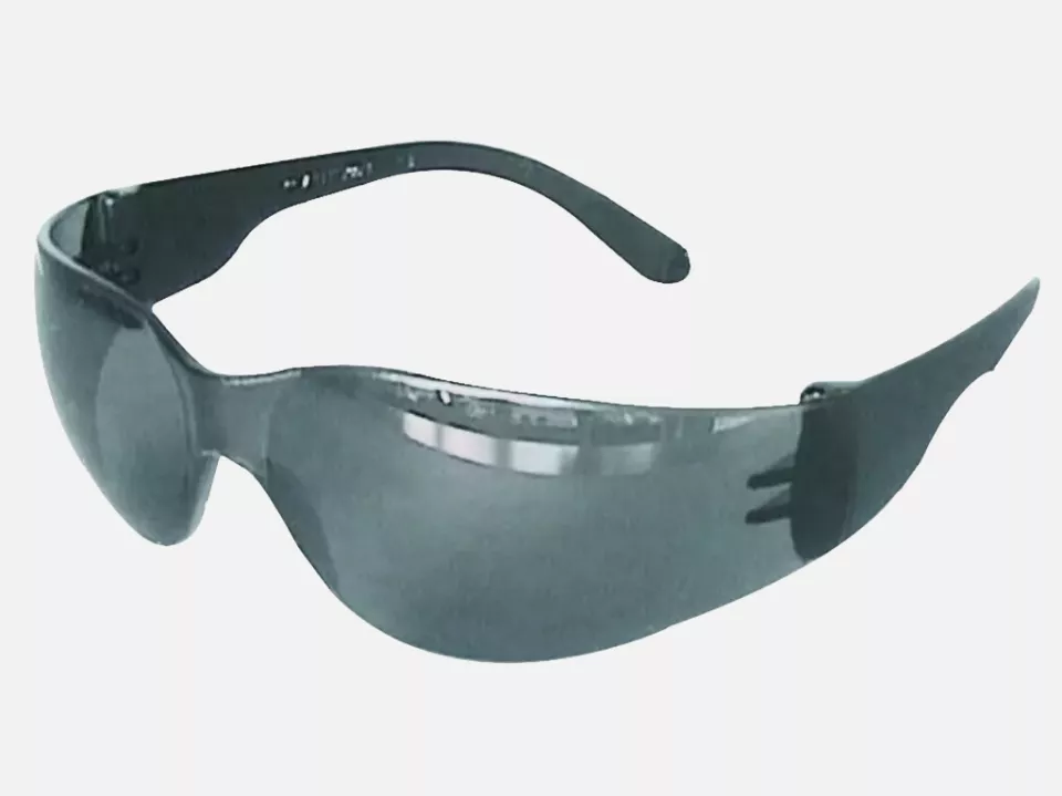 Richard Leipold 6695, Modern Black Universal Safety Glasses, Smoke Grey Lens With UV Protection, image 1, gallery thumbnail