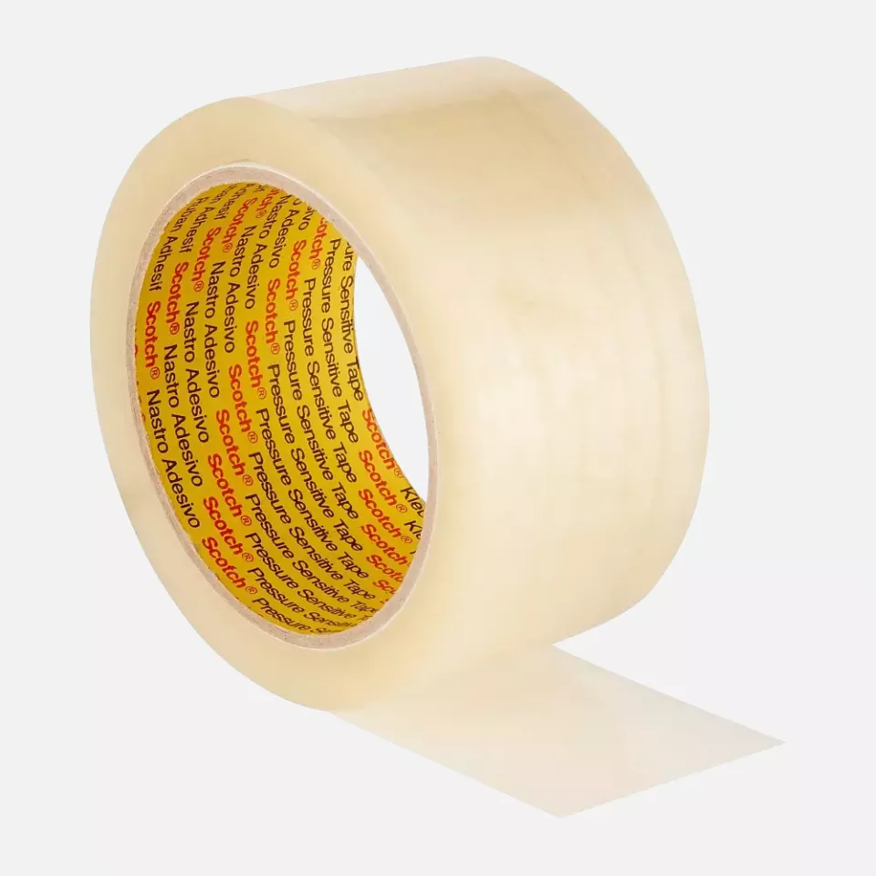 3M 980075, Scotch Packaging Tape 371 Transparent, 50mm x 66m, image 1, gallery thumbnail