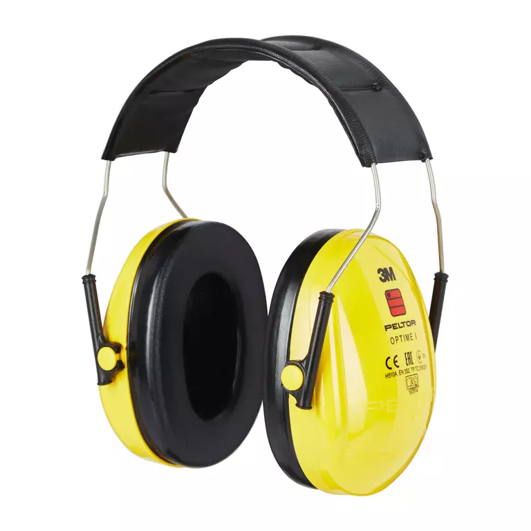 3M 750012, H510F Optime I Folding Headband, Yellow, Earmuffs SNR = 28dB