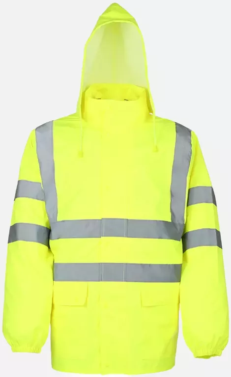 Richard Leipold 4150, Hi-Vis Rain Jacket EN ISO 20471 EN 343 Neon Yellow, image 1