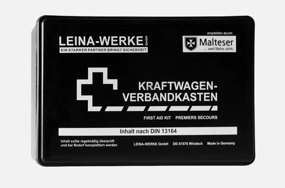 Leina-Werke 6637, Vehicle First Aid Kit Contents According To DIN 13164 Standard, image 1, gallery thumbnail