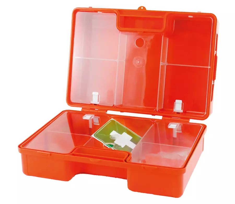 Richard Leipold 6641, First Aid Case SAN Orange Empty with Wall Bracket Dimensions 310 x 130 x 210 mm