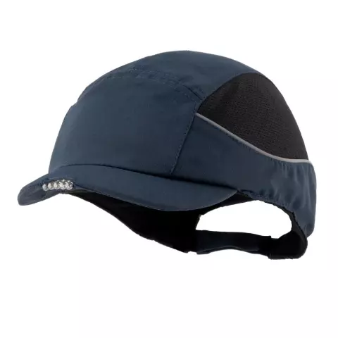 Surflex AIR+ LED anti-shock cap, Short visor 3 cm, Navy Blue