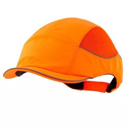Surflex AIR+ anti-shock cap, Short visor 3 cm, Orange, Reflective