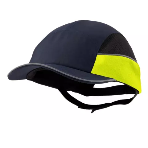 Surflex ALL SEASON Bump Cap, Standard visor 5 cm, Navy Blue/Yellow