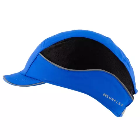 Surflex AIR+ anti-shock cap, Short visor 3 cm, Blue