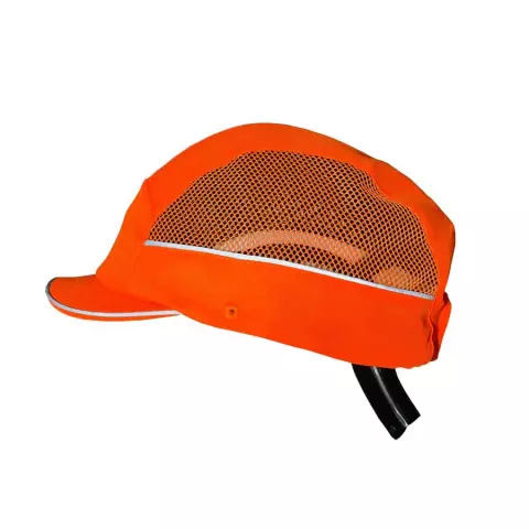 Surflex AIR STREAM anti-shock cap, Short visor 3 cm, Orange, Reflective