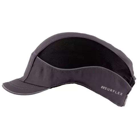 Surflex AIR+ anti-shock cap, Short visor 3 cm, Grey