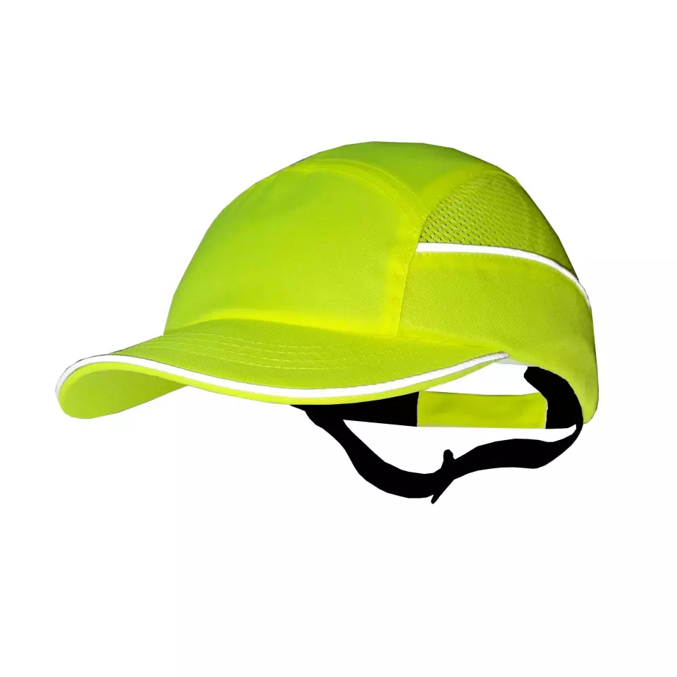 Surflex ALLC05V05, ALL SEASON anti-shock cap, Standard visor 5 cm, Yellow, Reflective, image 1, gallery thumbnail
